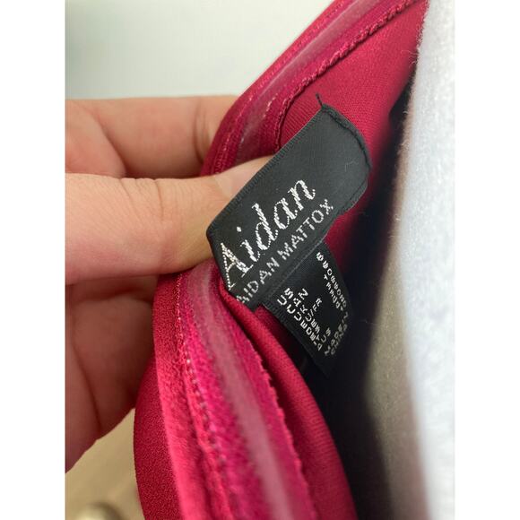 NWT Aidan One Shoulder Column Gown Sz 6 - Picture 3 of 3